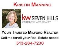 Keller Williams Realty (Kristin Manning) "Your Trusted Milford Realtor" Advertisement